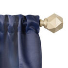 Innovative Decorative Room Darkening Wrap Around Rod & Finial 48-86, , alternate image number null