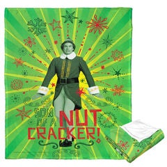 Wb Elf Nutcracker Silk Touch Throw Blanket
