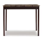 Lancer 5-Pc. Tavern Set Espresso Faux Marble, , alternate image number null