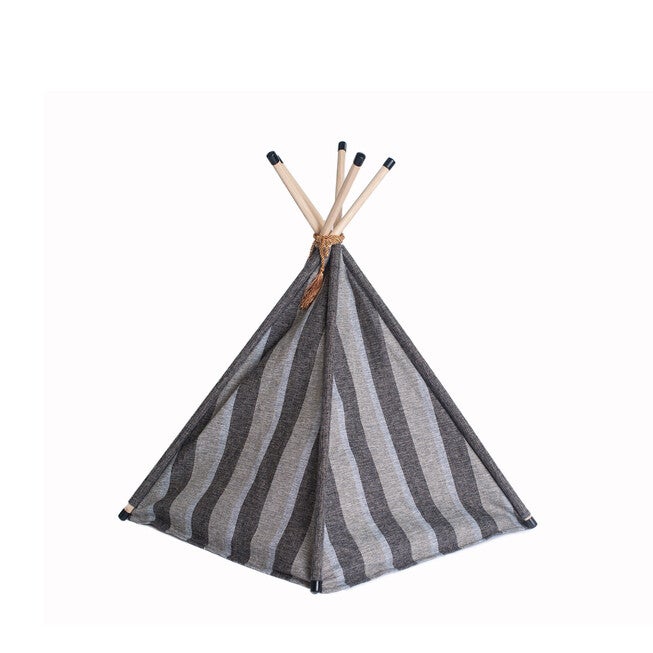 Striped Teepee Cat Dog Bed, , alternate image number null
