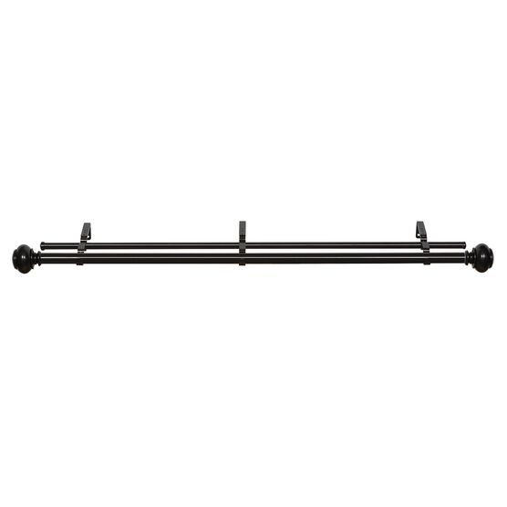 Buono Ii Decorative Double Rod And Finial Brenner, , on-hover image number null