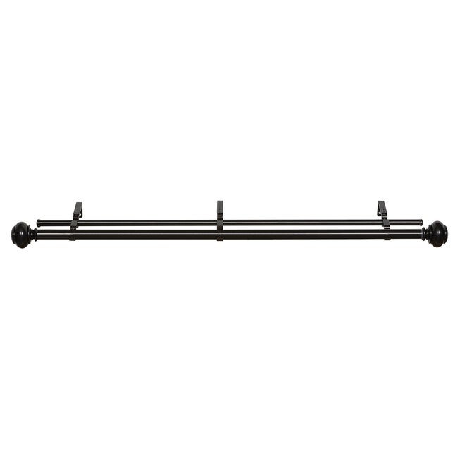 Buono Ii Decorative Double Rod And Finial Brenner, , on-hover image number null
