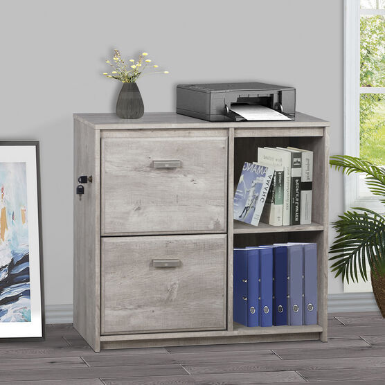 Saint Birch Elma File Cabinet In Washed Gray File Cabinet, , on-hover image number null