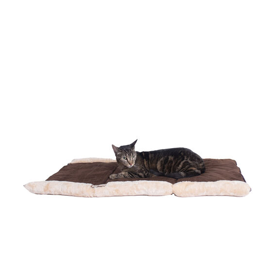 Faux Suede Fur Cat Tunnel Cave Mat, , on-hover image number null