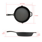 12 Inch Pre Seasoned Cast Iron Skillet, , alternate image number null