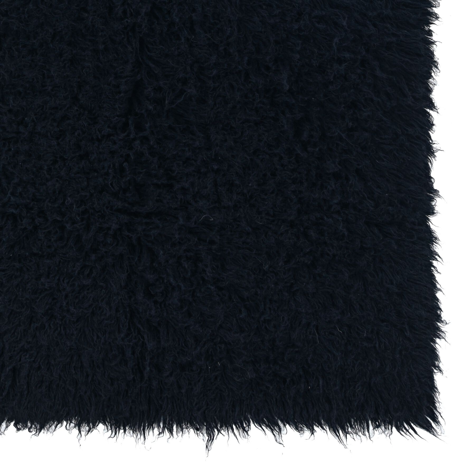 Flokati Black Rug, , alternate image number 2