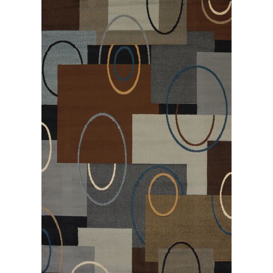 Manhattan Oshi Area Rug, BROWN, hi-res image number null