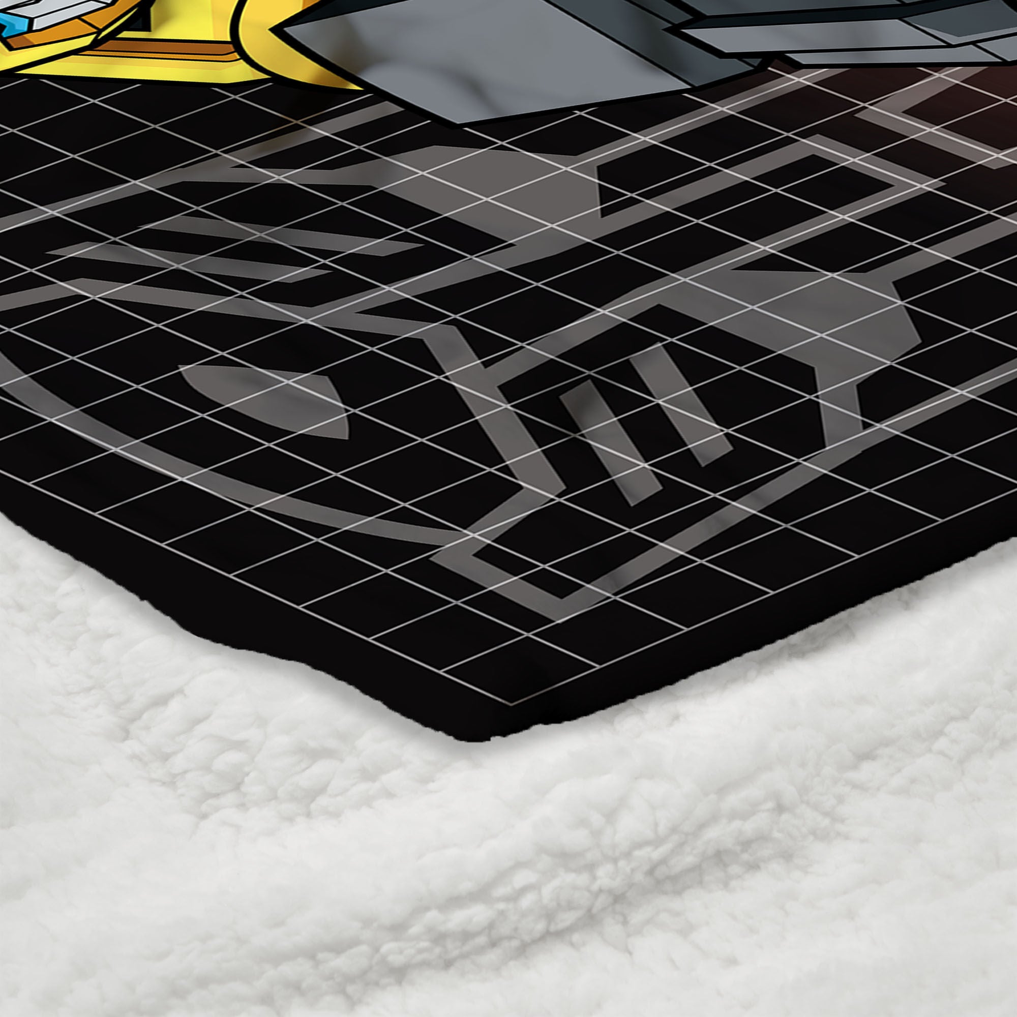 Hasbro Transformers G1 Optimus Prime And Megatron Silk Touch Sherpa Throw Blanket 50X60 Inches, TRANSFORMERS, alternate image number 4