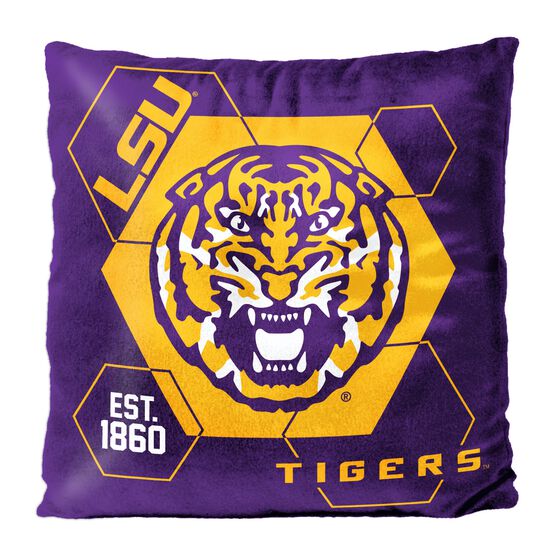 LSU Connector Velvet Reverse Pillow, MULTI, hi-res image number null