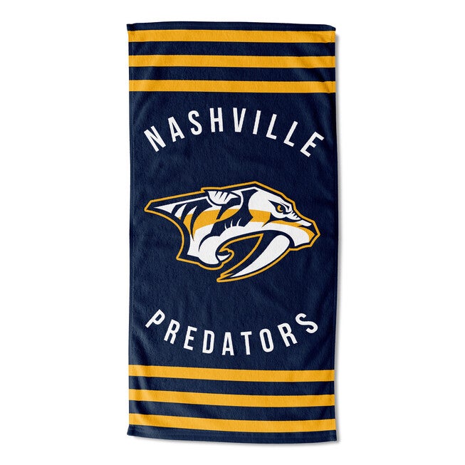 Predators Stripes Beach Towel, MULTI, hi-res image number 0