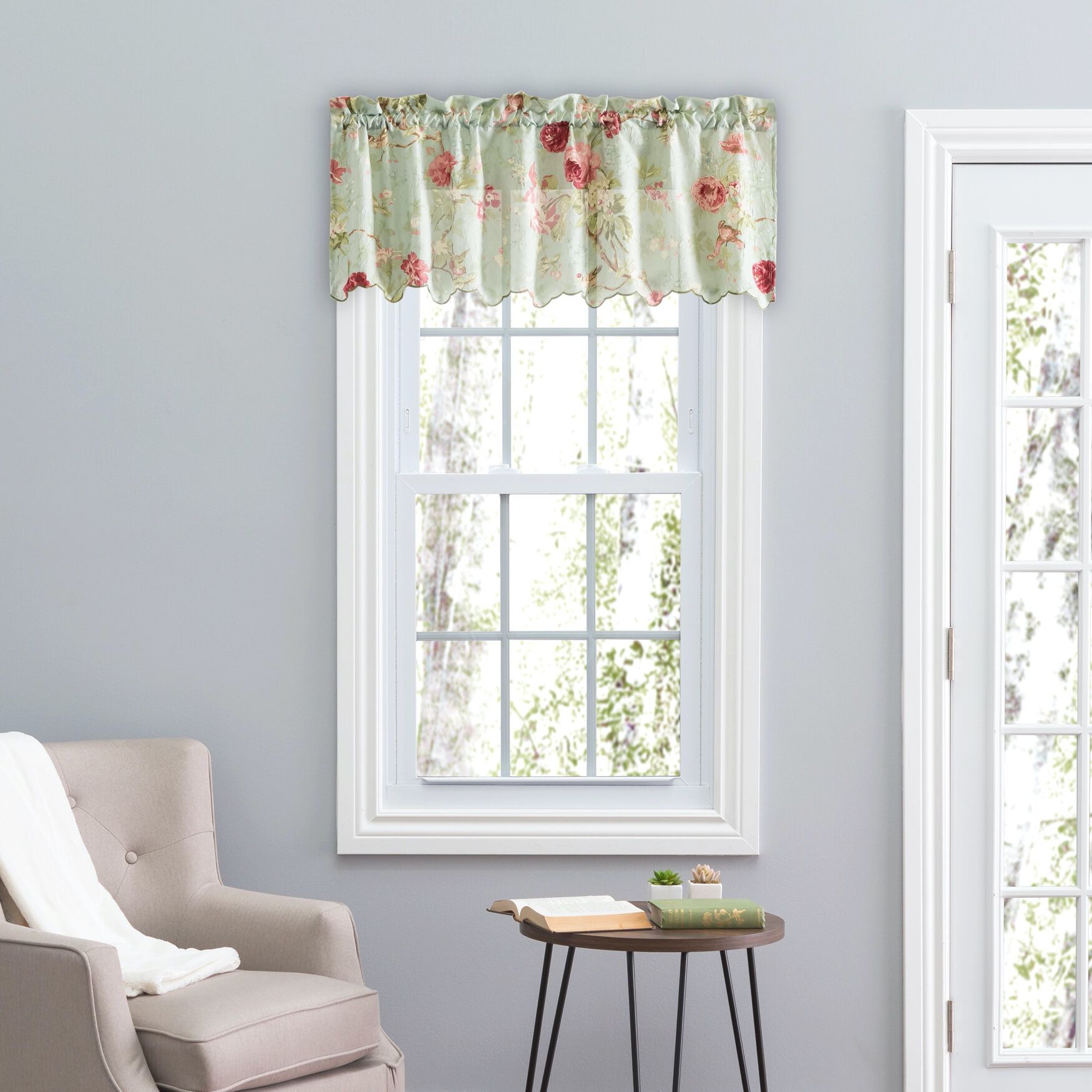 Balmoral Tailored Valance, SAGE, hi-res image number 0