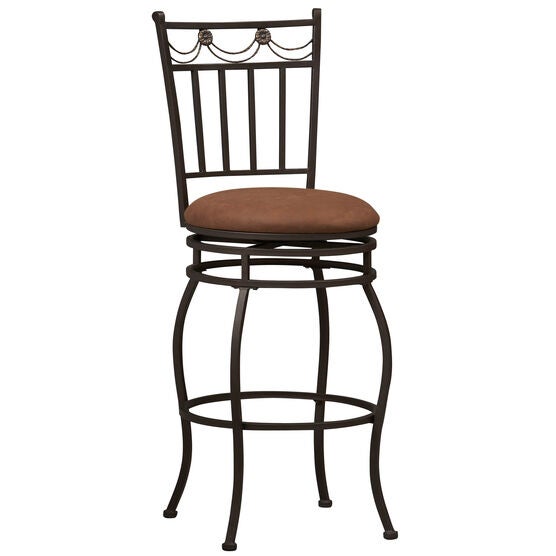 Swag Bar Stool, 30"H, POWDER, hi-res image number null