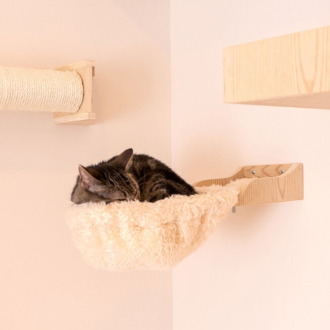 Real Wood Wall Series: Cat Tree With Condo, Perch And Soft Perch, , alternate image number 3
