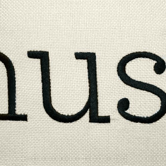 Celebrations ""Husband"" and ""Wife"" Embroidered Decorative Pillow , , on-hover image number null