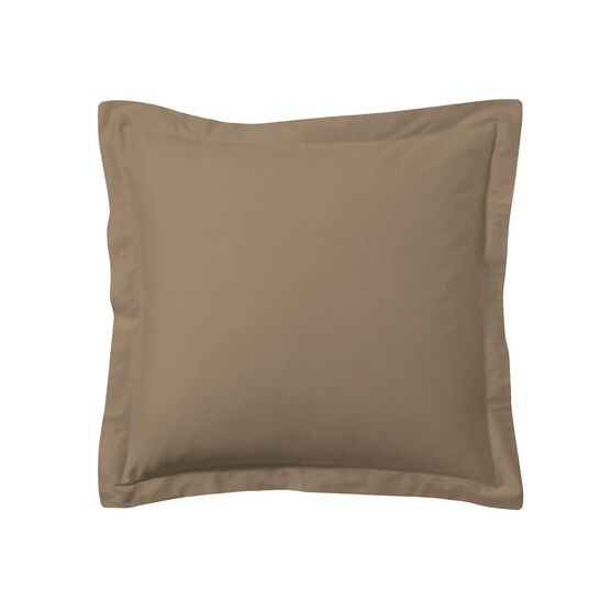Bed Maker's Tailored Euro Pillow Sham, MOCHA, hi-res image number null