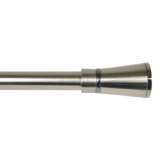 Versailles' Industria Hermes Rod Set (72in - 144in), BRUSHED NICKEL, hi-res image number null