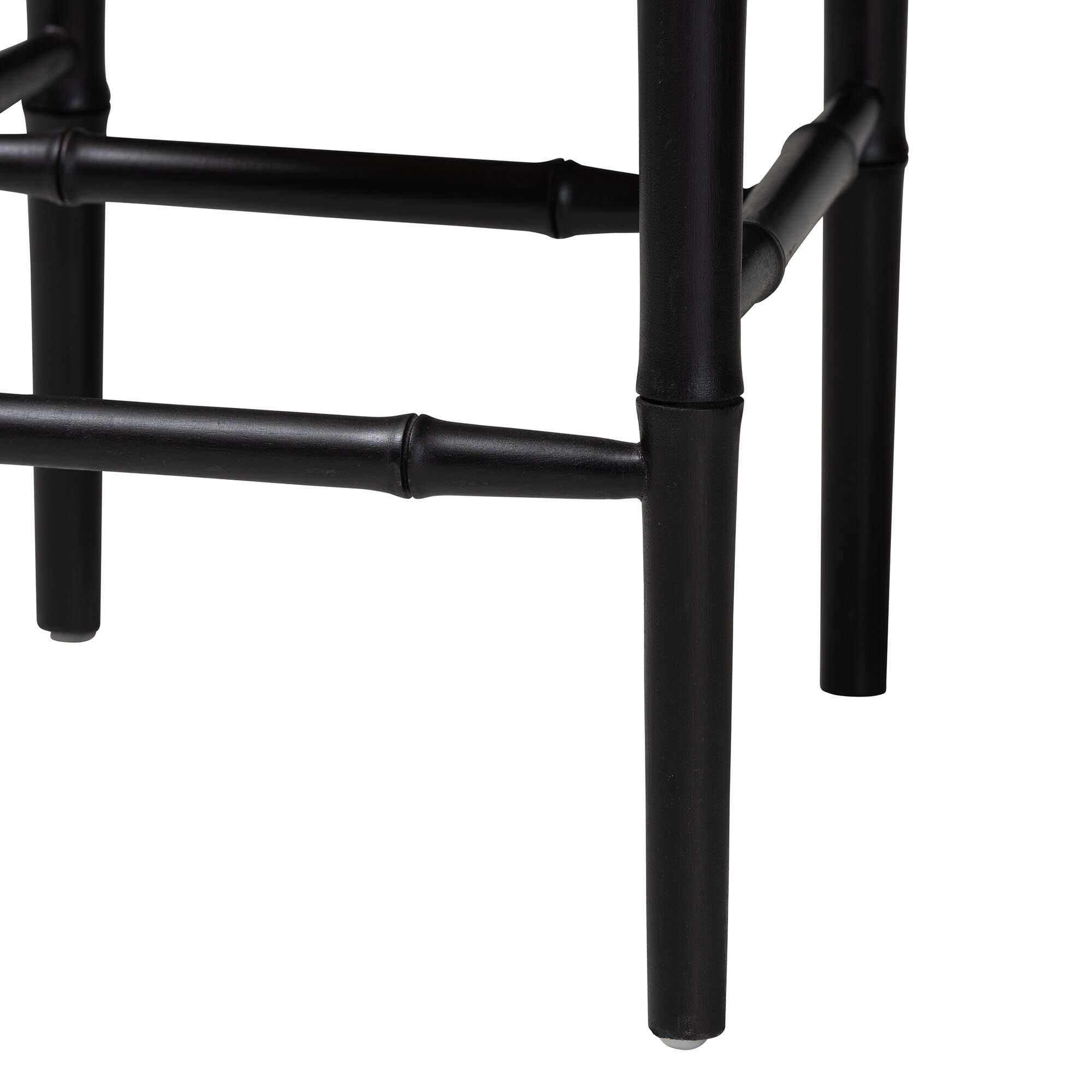 Boone Counter Stool with Chinoiserie Design, BLACK, alternate image number 6