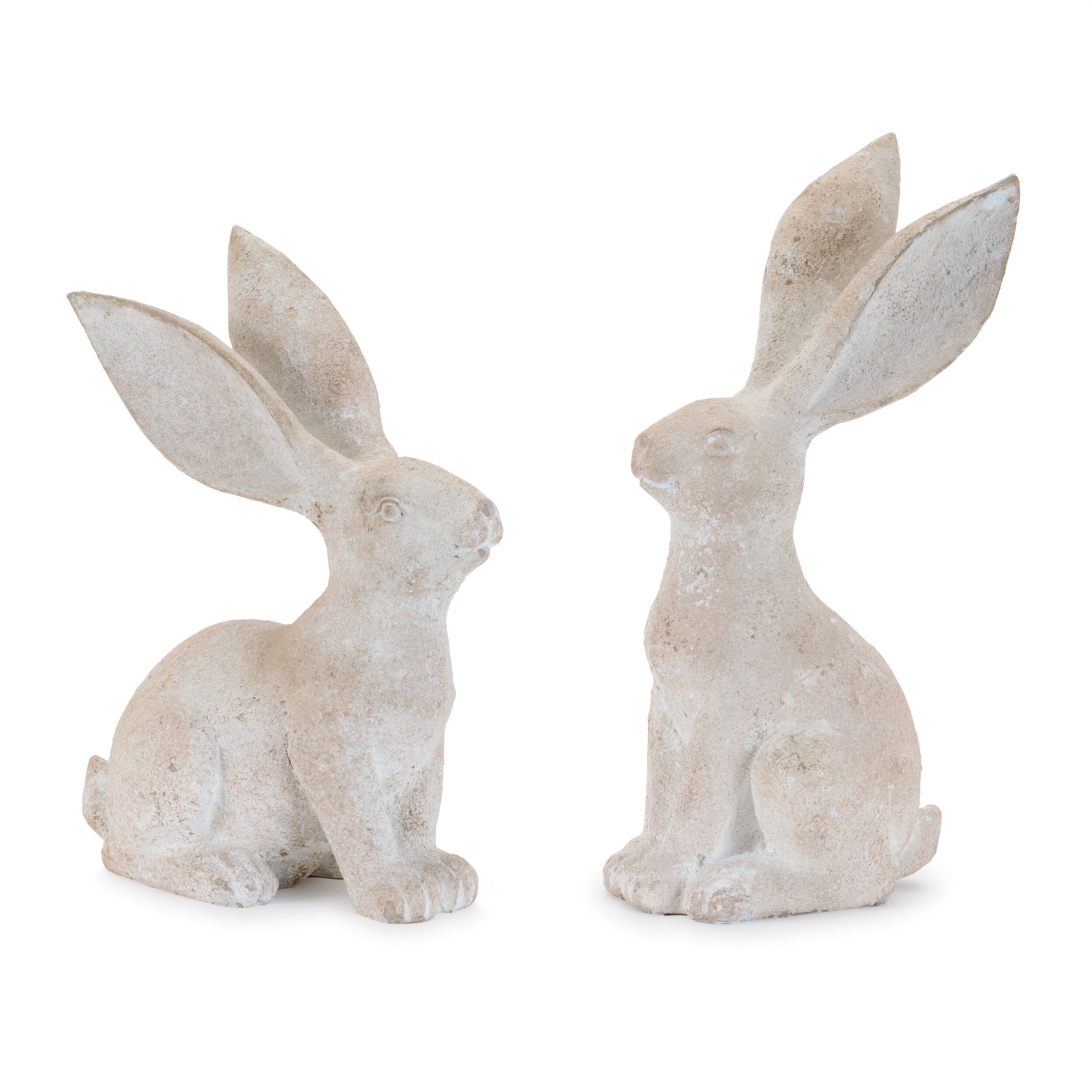 Long Ear Rabbit Figurine Set of 4, BEIGE, hi-res image number 0