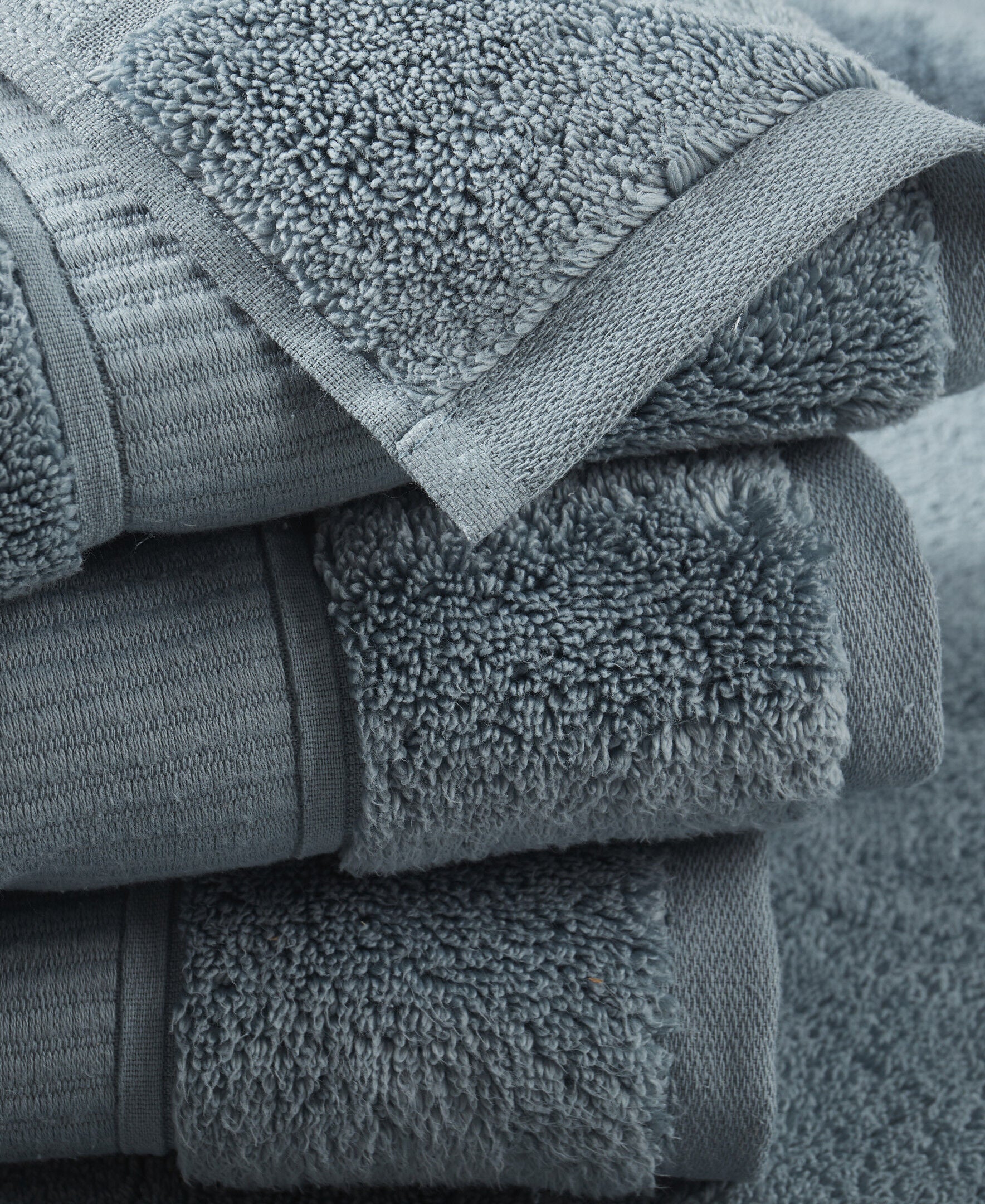 BELMORE 6PC. TOWEL SET, FRENCH BLUE, alternate image number 5