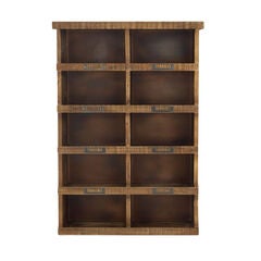 Rustic Wooden Wall Shelf
