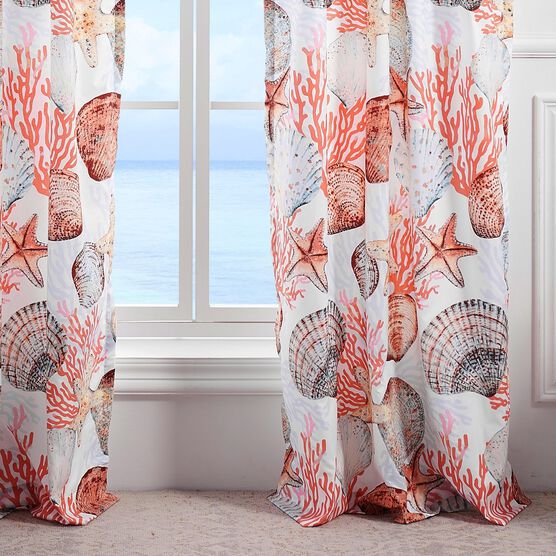 Beach Days Window Curtain Panel Pair, , alternate image number null