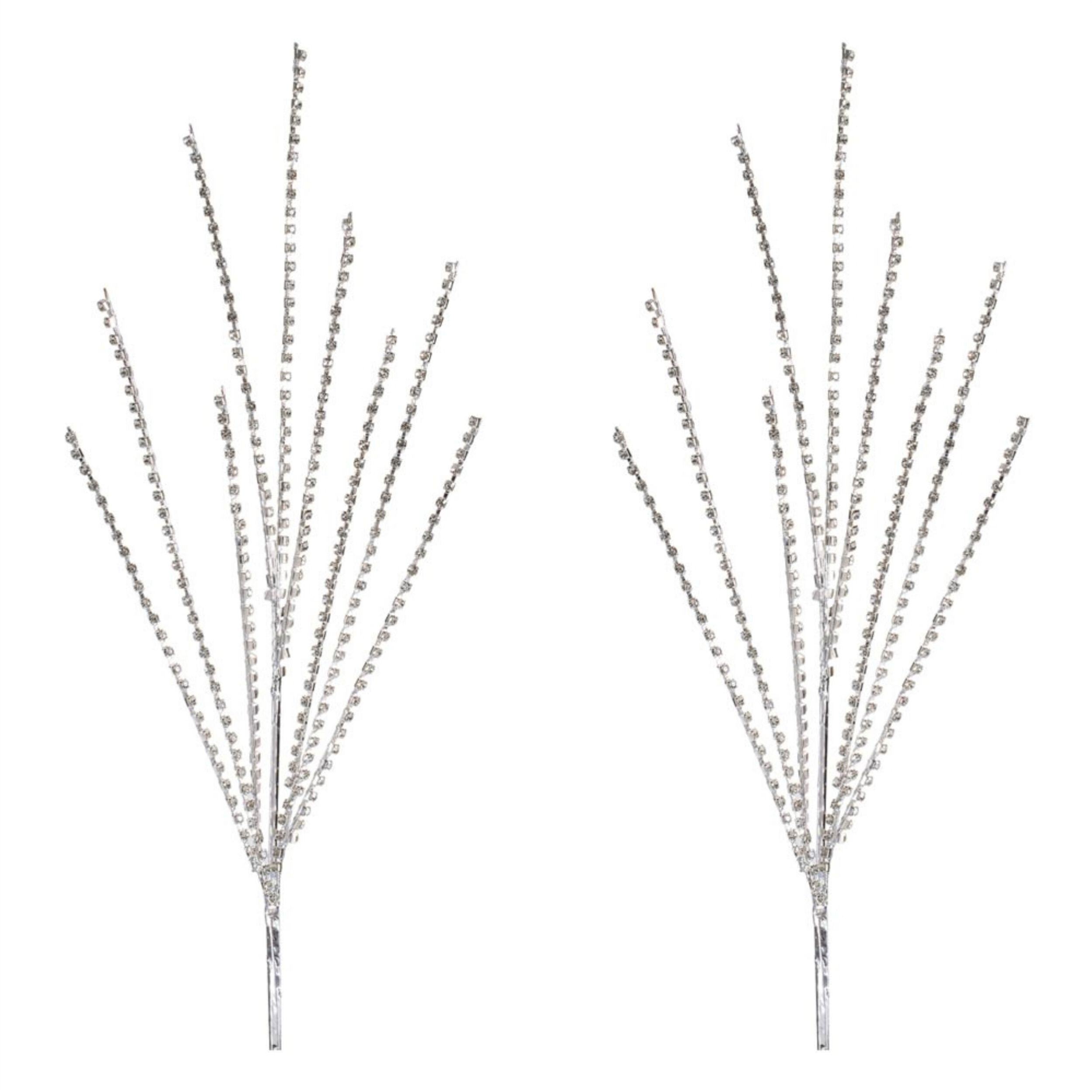 Jewel Bead Spray (Set of 2), SILVER, alternate image number 4