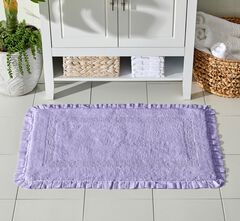 Rectangle Ruffle Bath Rug
