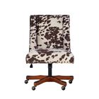 Delgany Office Chair Brown and White Cow Print, , alternate image number null