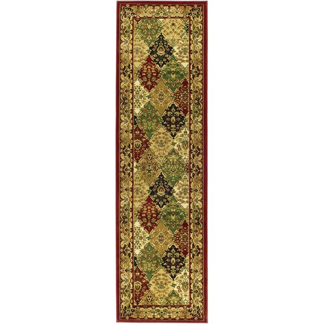 Lyndhurst 221 Multi / Red 2'-3 inches X 10' Runner Rug, MULTI RED, hi-res image number null