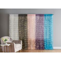 Pre-Lit Rod-Pocket Window Collection, 