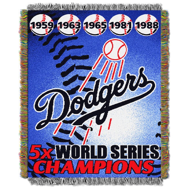 Dodgers Commemorative Series Throw, MULTI, hi-res image number 0