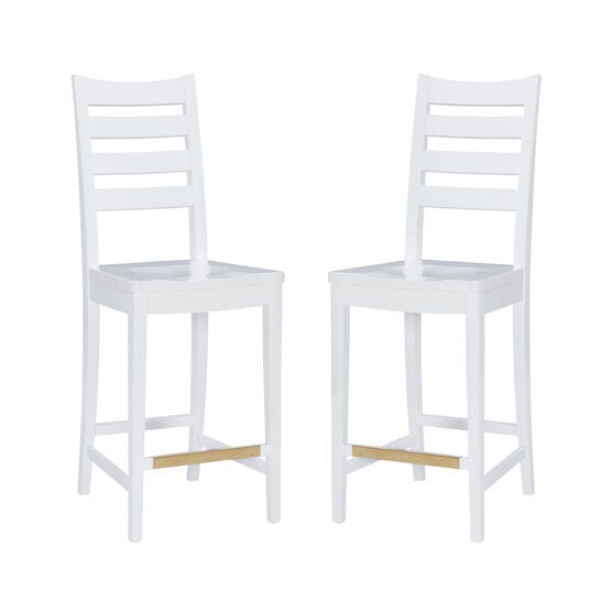 Flynn Counter Stool White Set of 2, , alternate image number null