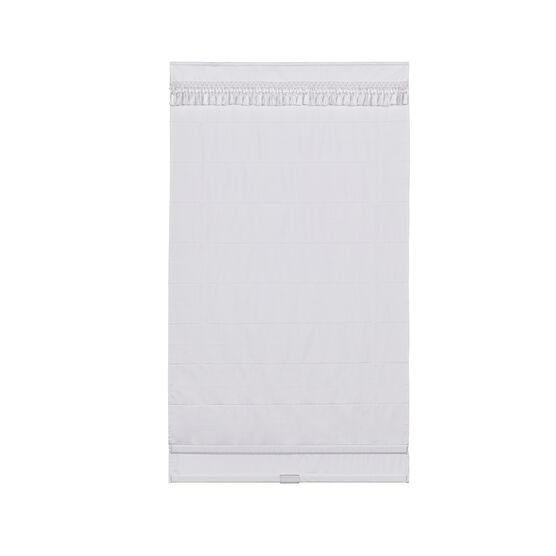 Cordless Tassel Trim Valance Flat Roman Shade, , alternate image number null