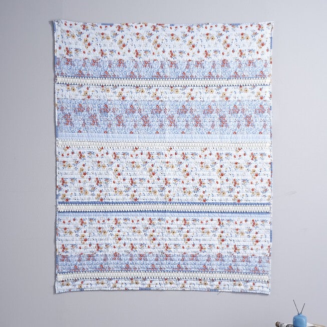 Betty Lace-Embellished Throw Blanket, , on-hover image number 1