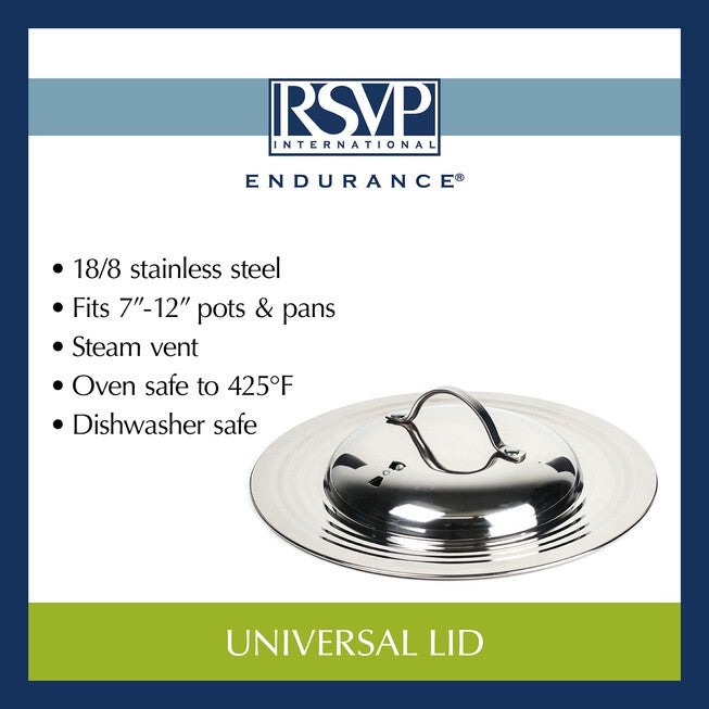 Universal Lid - Stainless Steel, , alternate image number null