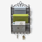 Scroll Letter & Key Organizer, BLACK, hi-res image number null