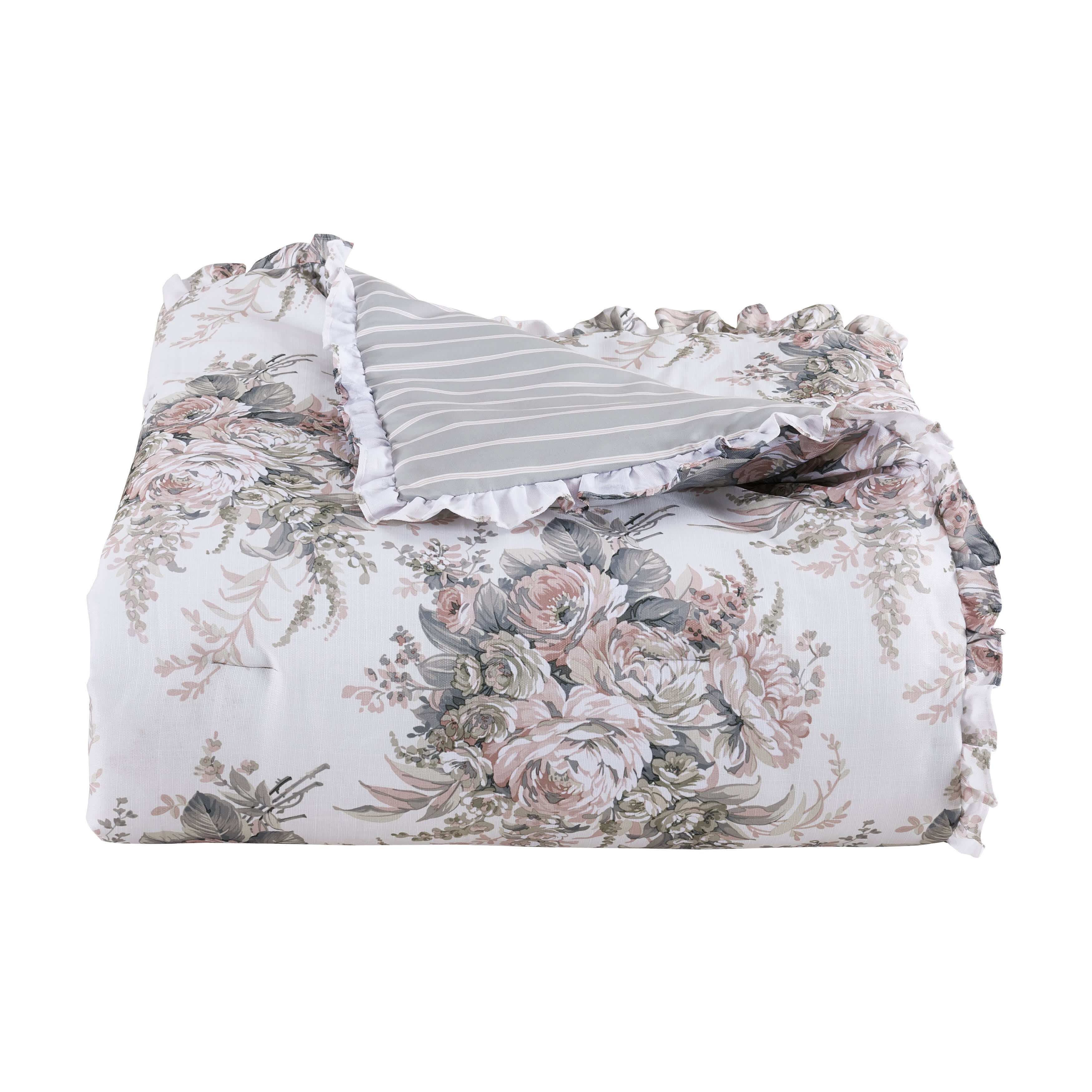 Estelle Blush 4 Piece Comforter Set, BLUSH, alternate image number 4
