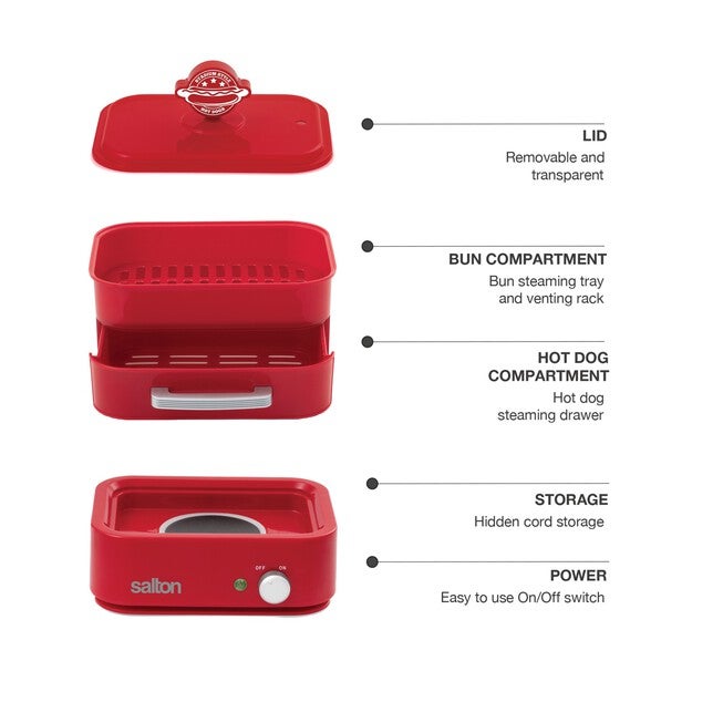 Hot Dog Steamer, , alternate image number null