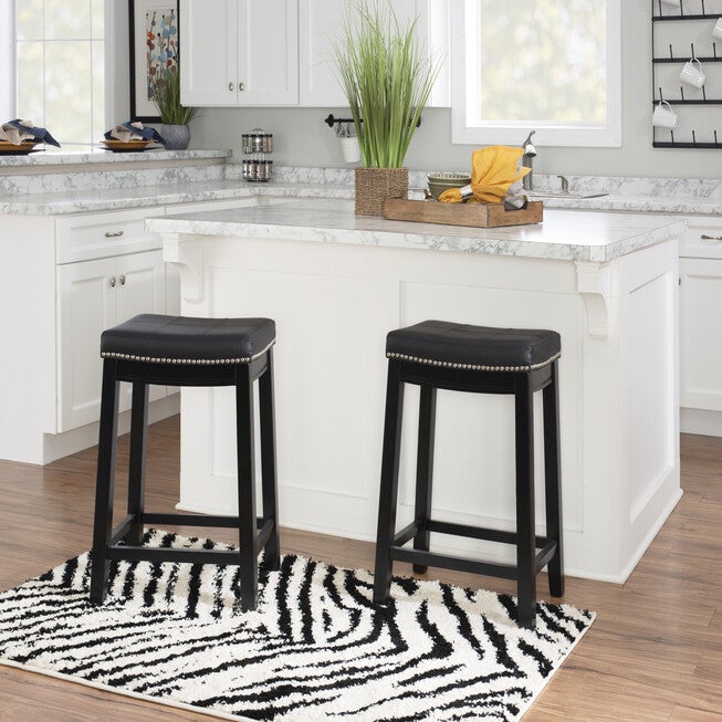 Crowell BLACK COUNTER STOOL, , alternate image number 4