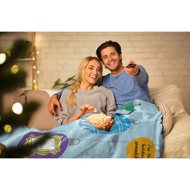 Wb Friends Quippy Ornaments Silk Touch Throw, , alternate image number null