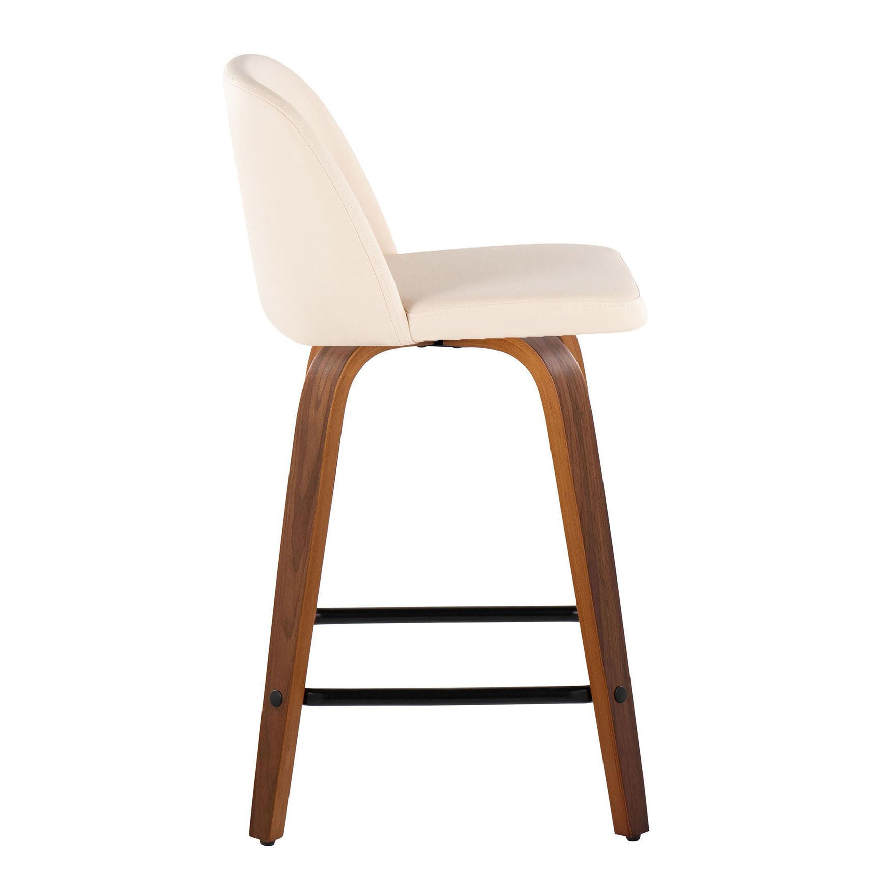 Toriano 24 inches Mid-Century Counter Stool - Set Of 2, , alternate image number 2