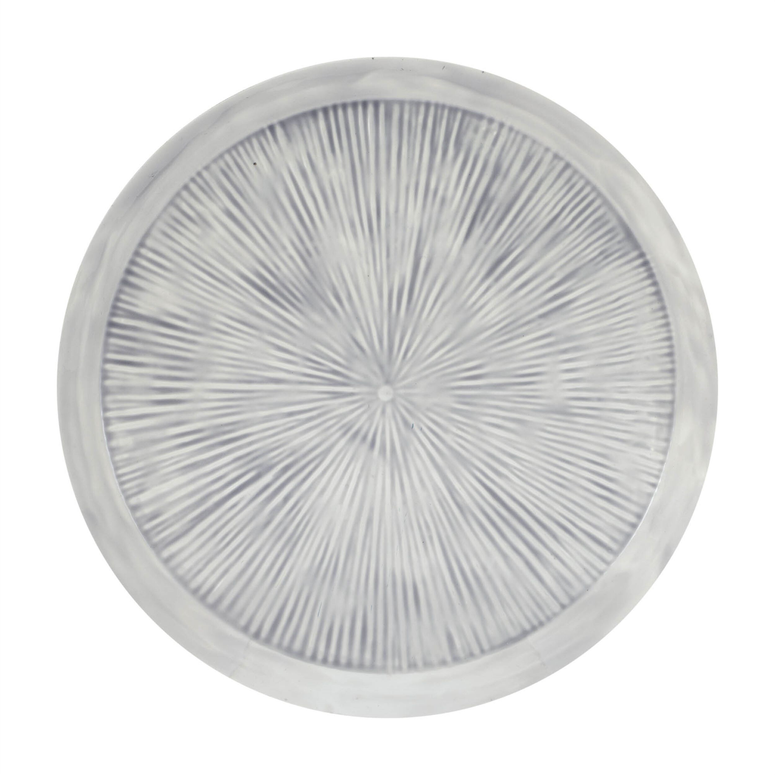 Round Etched Metal Tray 13.5IND, GRAY, alternate image number 1
