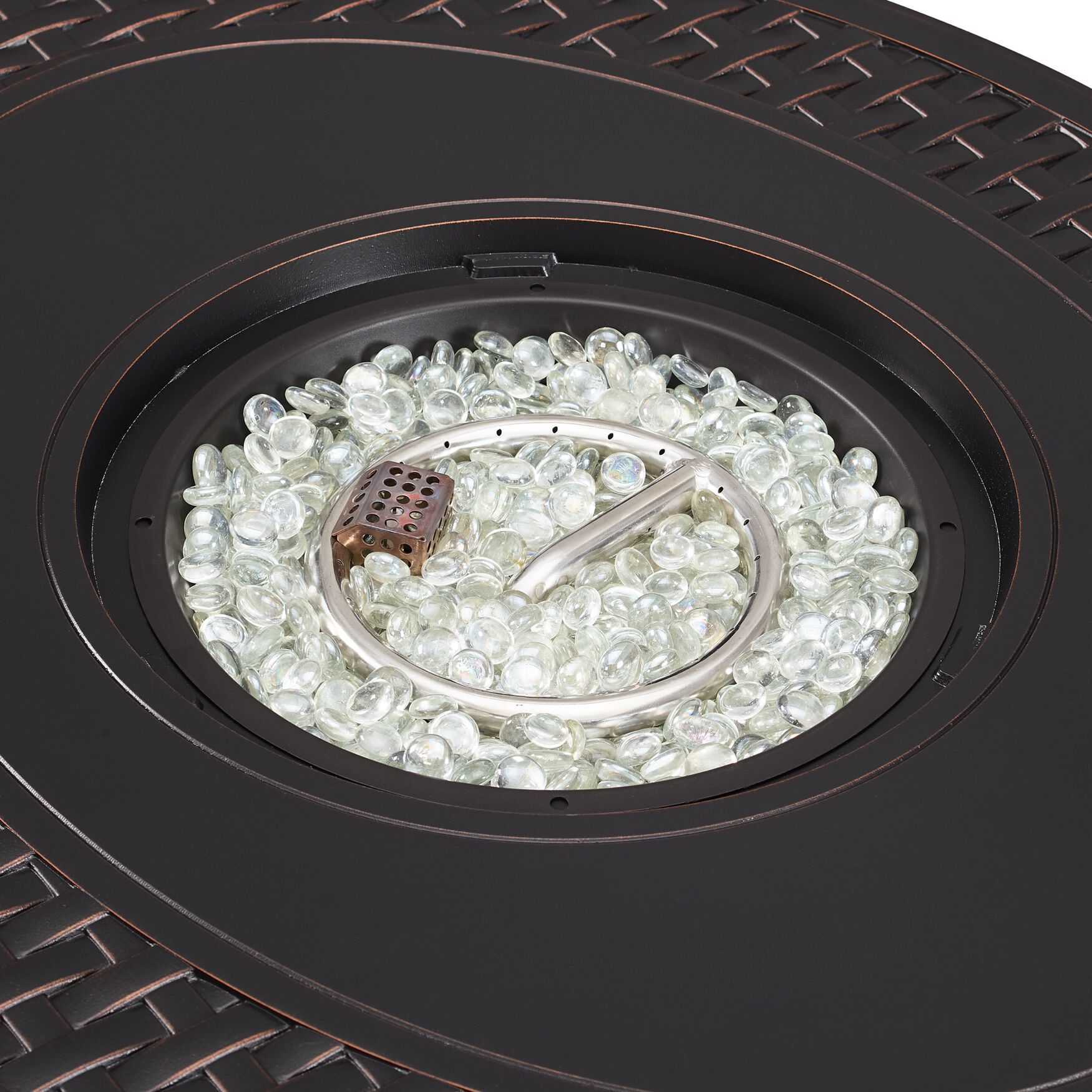 Davis Aluminum Oval LPG/NG Fire Pit, , alternate image number 10