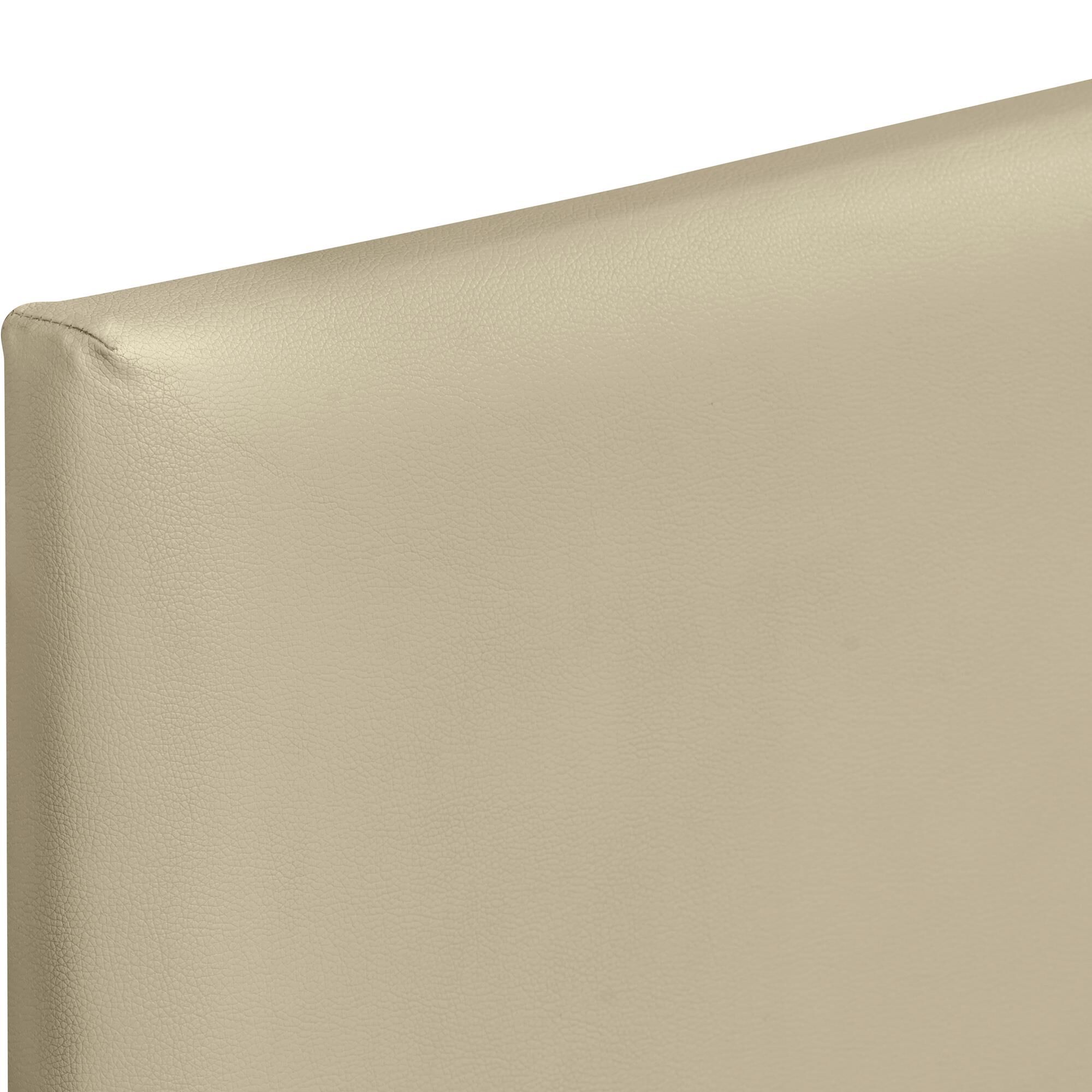 Abbey Platform Bed, Beige, Queen, BEIGE, alternate image number 5