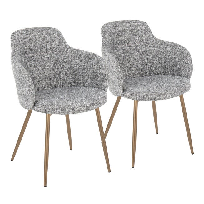 Boyne Chair - Set Of 2, WHITE WASH DARK GREY, hi-res image number 0