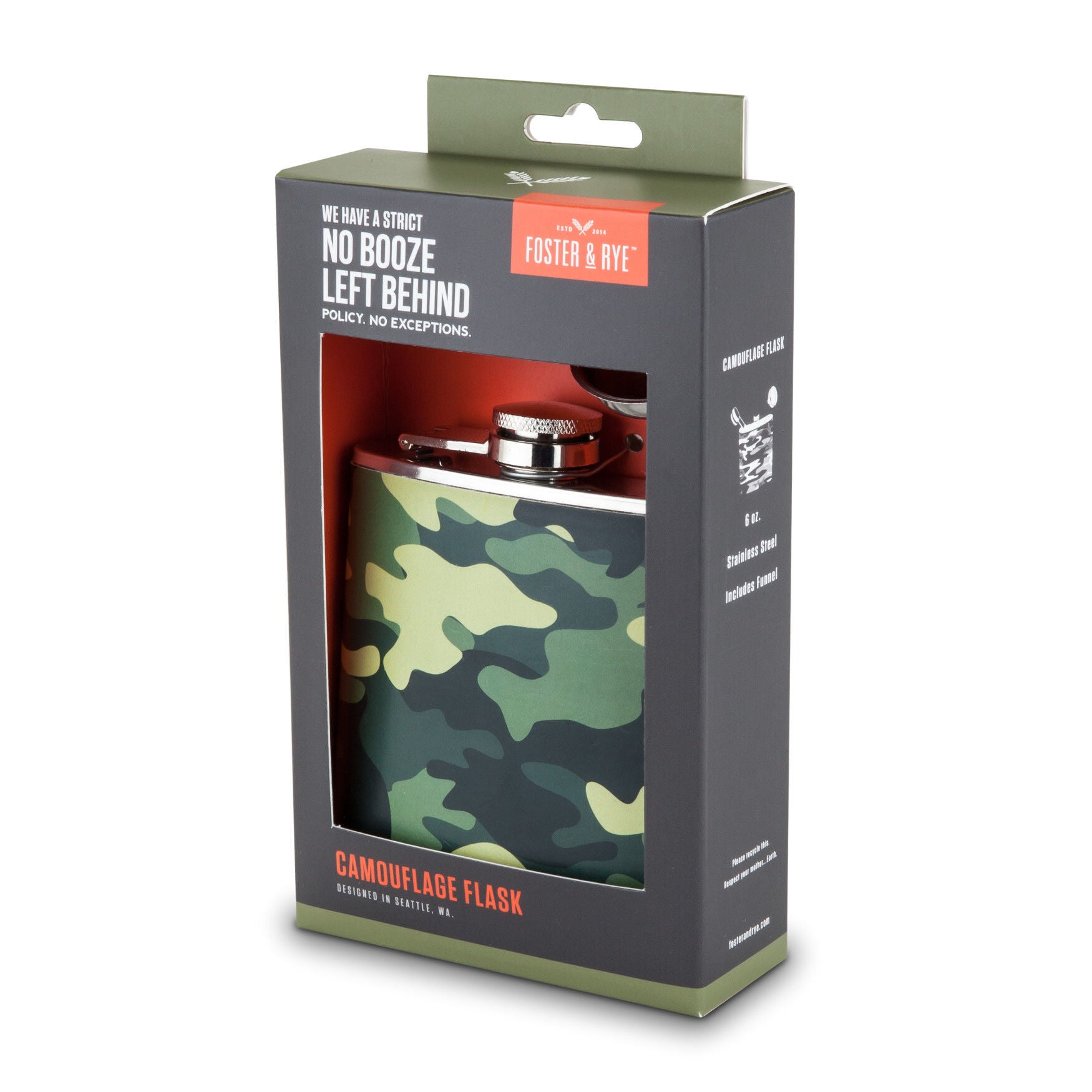 Camouflage Beverage Flask, , alternate image number 2
