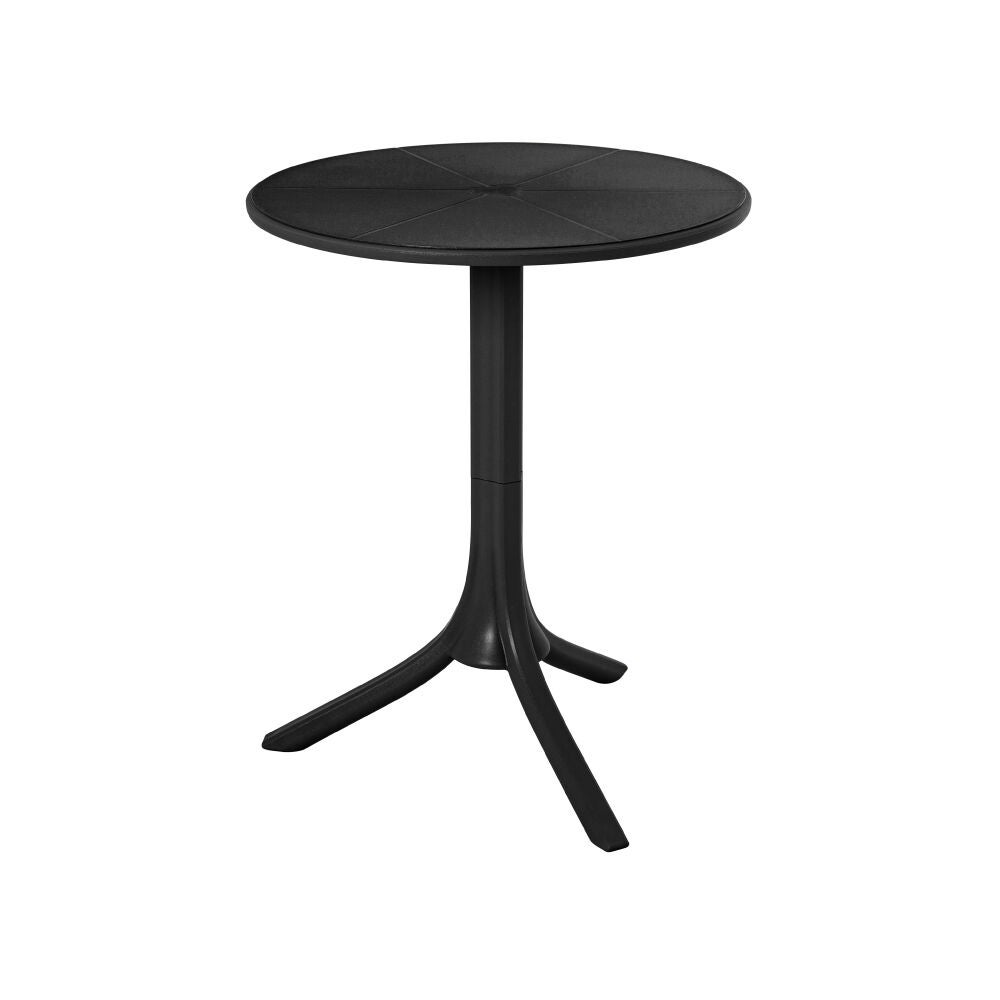 Seattle 2-in-1 Round Side Table, BLACK, alternate image number 2