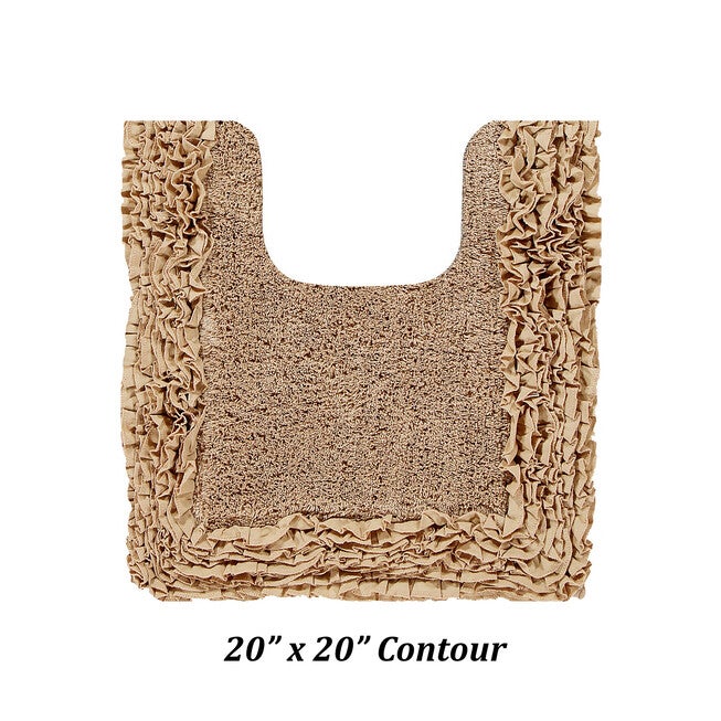 Shaggy Border Bath Rug Mat, 5 Pc Set 39283, , alternate image number 2