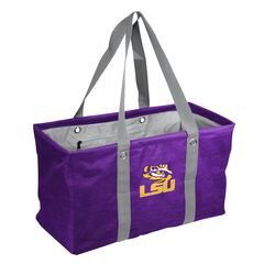 Lsu Crosshatch Picnic Caddy Bags