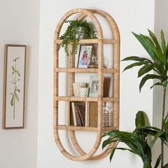 Labonita Natural Rattan Wall Shelf